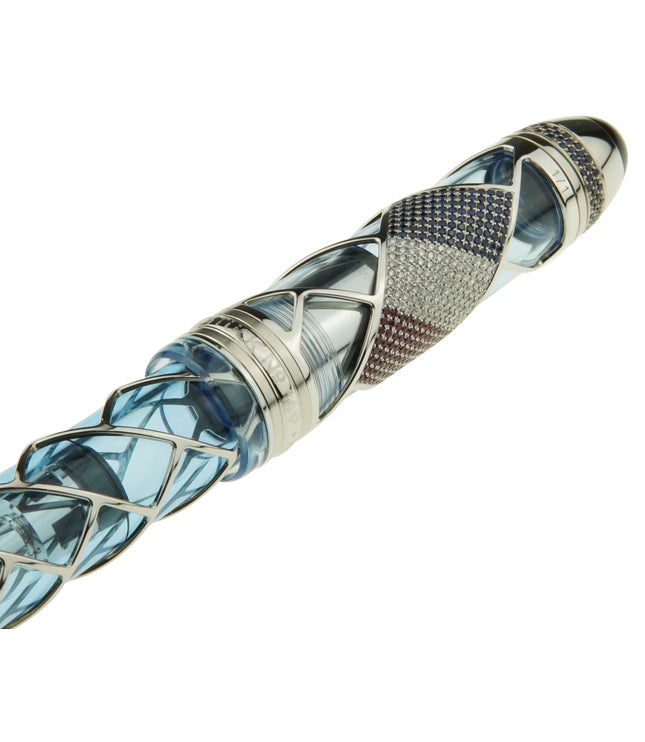 Montblanc Flag Pen Limited Edition 2002 Tricolore Bleu Füller - Preis auf Anfrage!