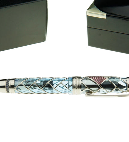 Montblanc Flag Pen Limited Edition 2002 Tricolore Bleu Füller - Preis auf Anfrage!