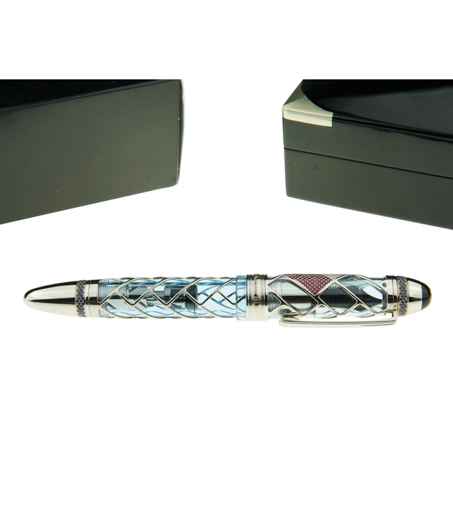 Montblanc Flag Pen Limited Edition 2002 Tricolore Bleu Füller - Preis auf Anfrage!