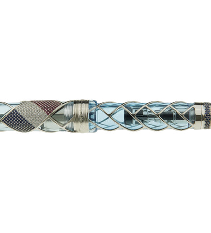 Montblanc Flag Pen Limited Edition 2002 Tricolore Bleu Füller - Preis auf Anfrage!
