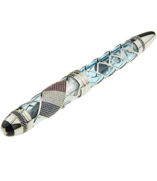 Montblanc Flag Pen Limited Edition 2002 Tricolore Bleu Füller - Preis auf Anfrage!