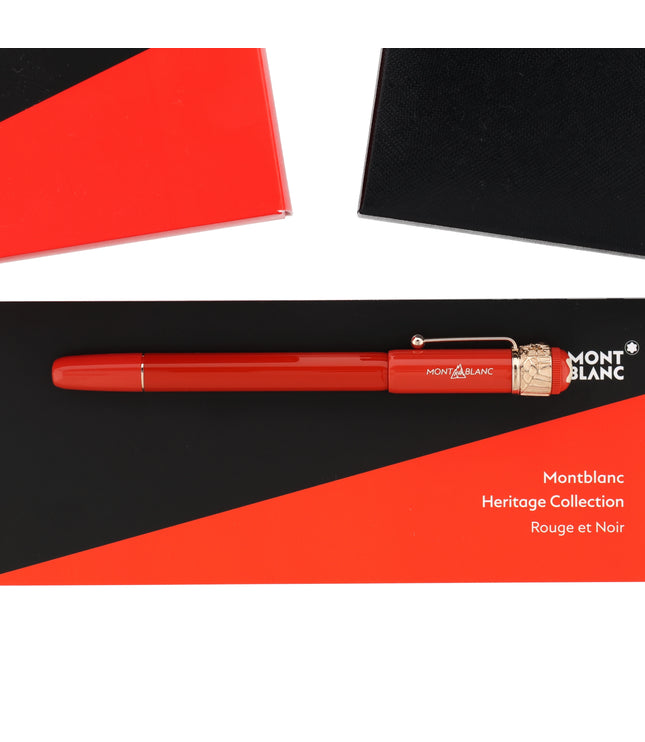 Montblanc Heritage Collection Rouge & Noir Spider Metamorphosis Coral Füller