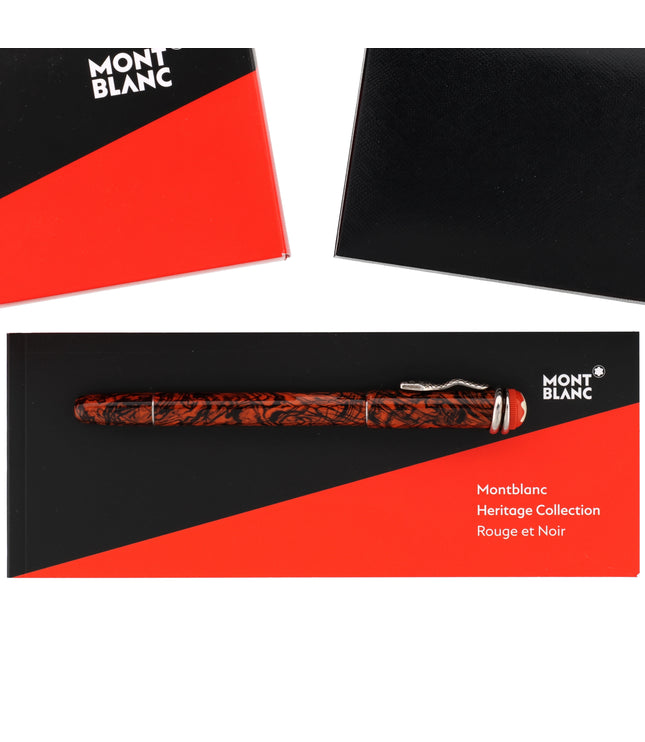 Montblanc Heritage Collection Rouge & Noir Serpent Marble Füller