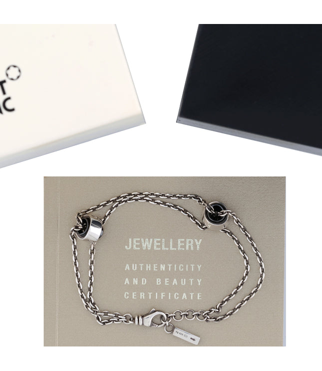 Montblanc Ladies Silver Jewellery Profile Collection Schmuckarmband 925er Silber